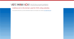 Desktop Screenshot of ivotehoa.com